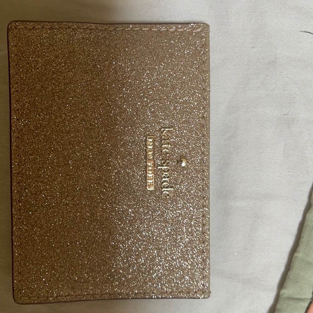 Kate spade sparkle credit card holder